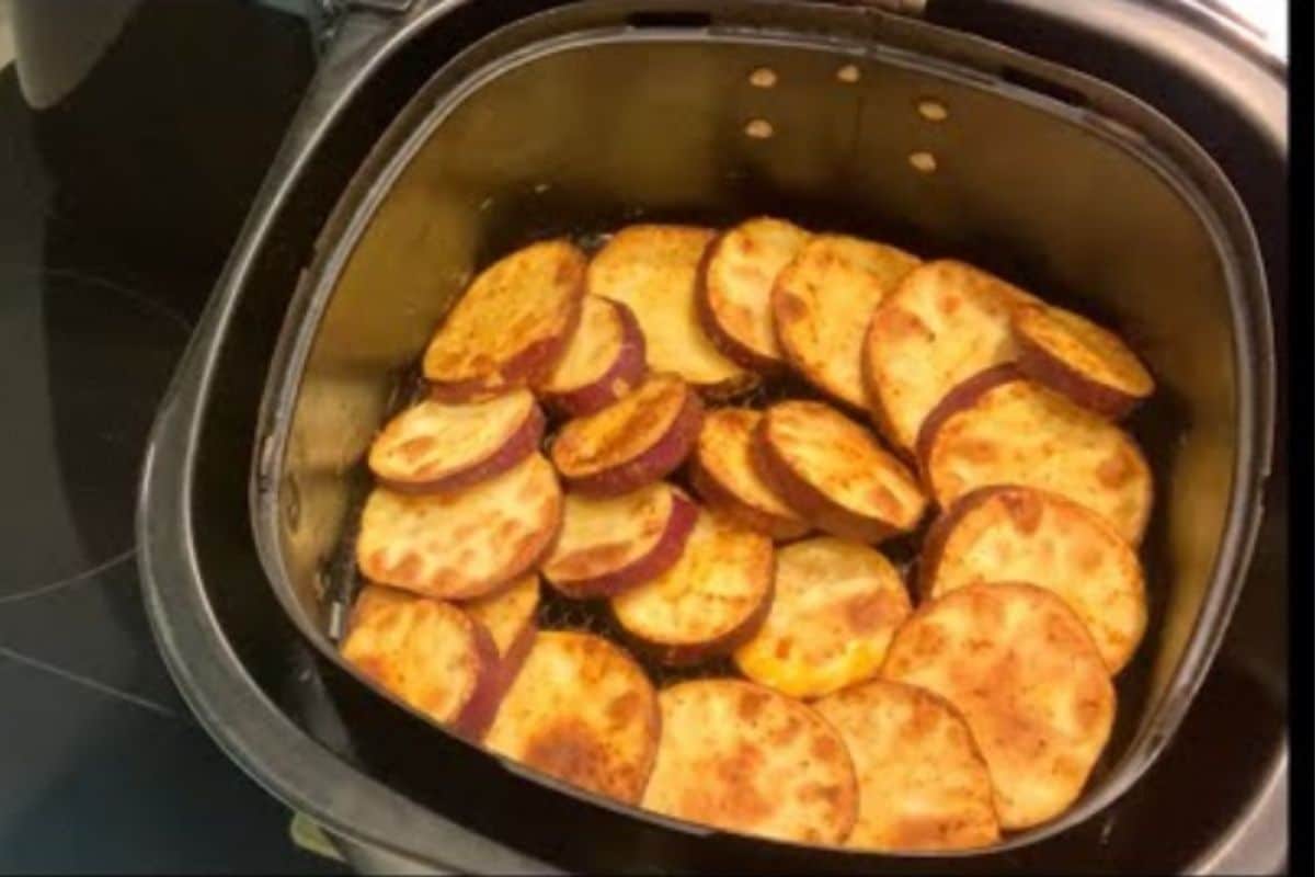 Batata Doce Assada na Airfryer