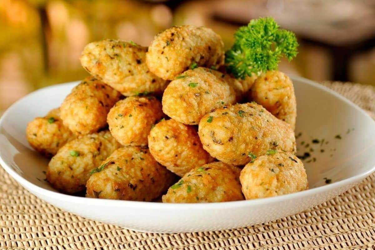 Bolinho de Arroz Integral na Airfryer