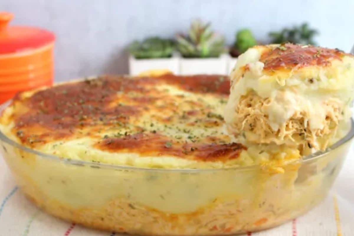 Escondidinho de Frango Cremoso