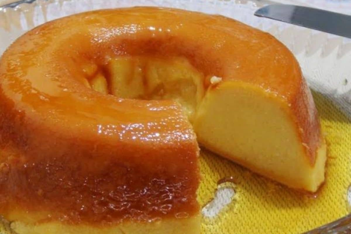 Pudim de Pão de Liquidificador