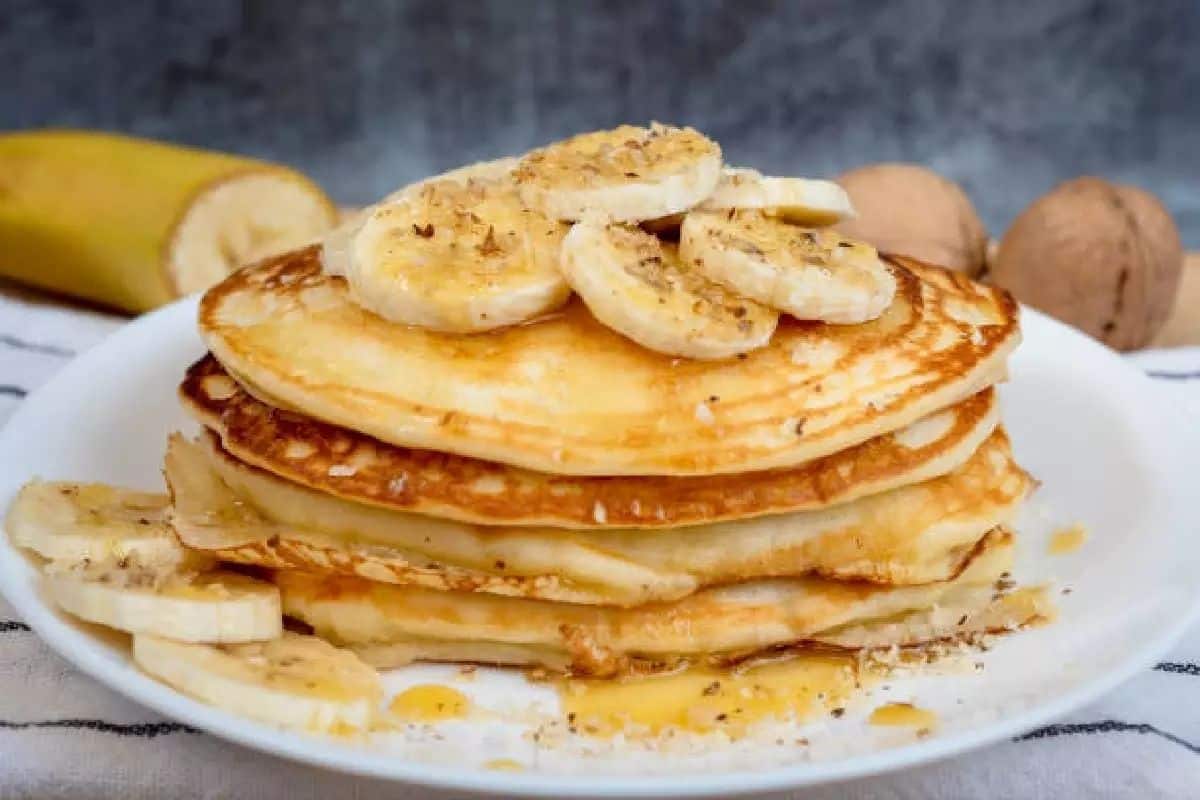 Fácil Receita de Panqueca de Banana