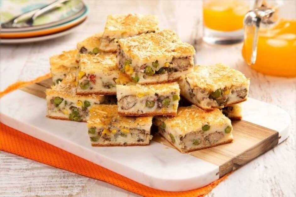 Como Fazer Torta de Sardinha de Liquidificador