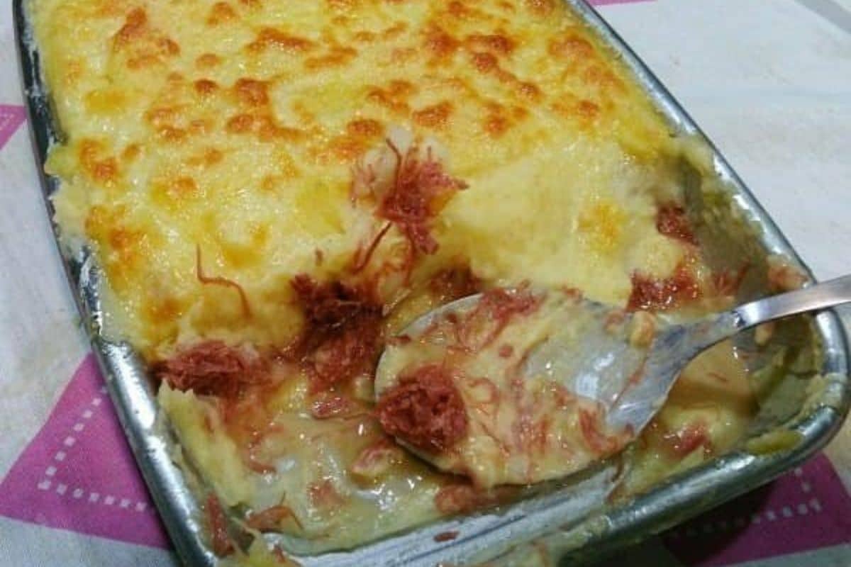 Escondidinho de Carne de Sol Seca