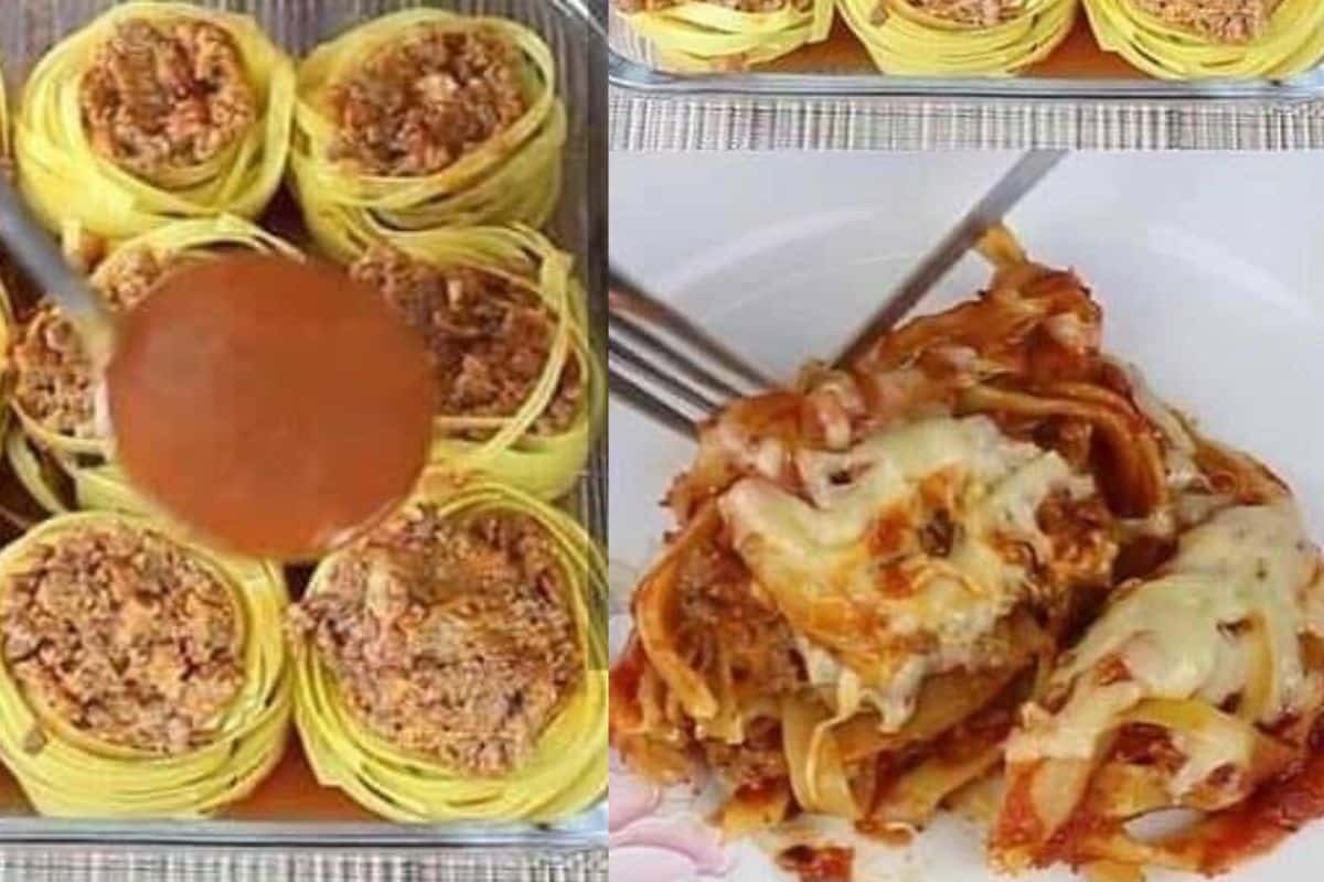 Macarrão Ninho Recheado ao Forno