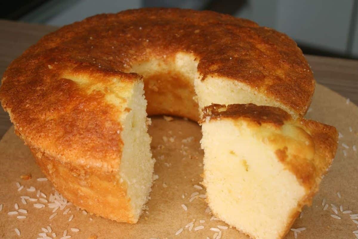Bolo de Arroz Prático e Saboroso