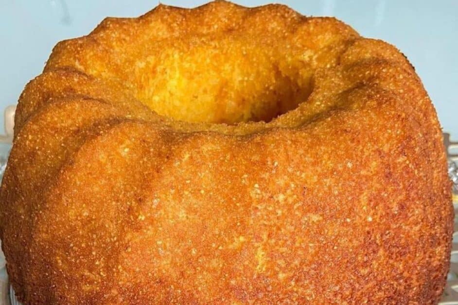 Bolo de milho sem trigo