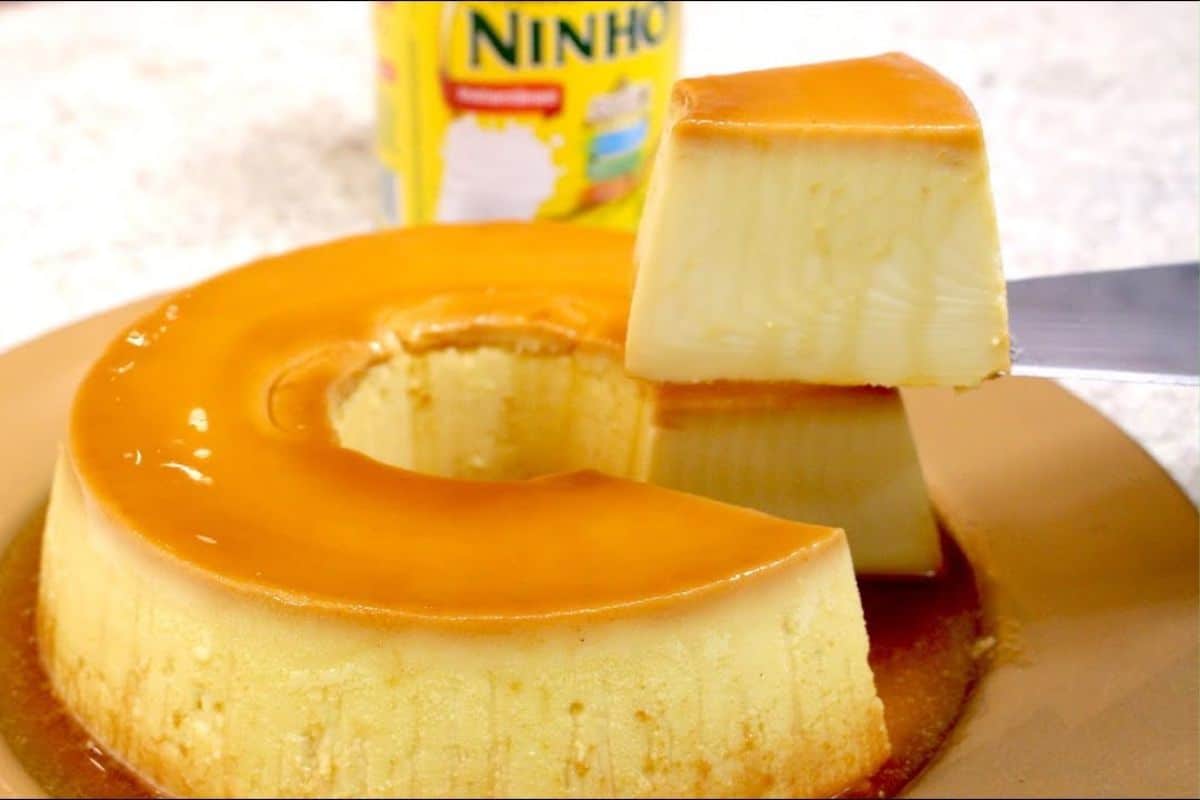 Pudim de Leite Ninho Que Não Vai ao Fogo