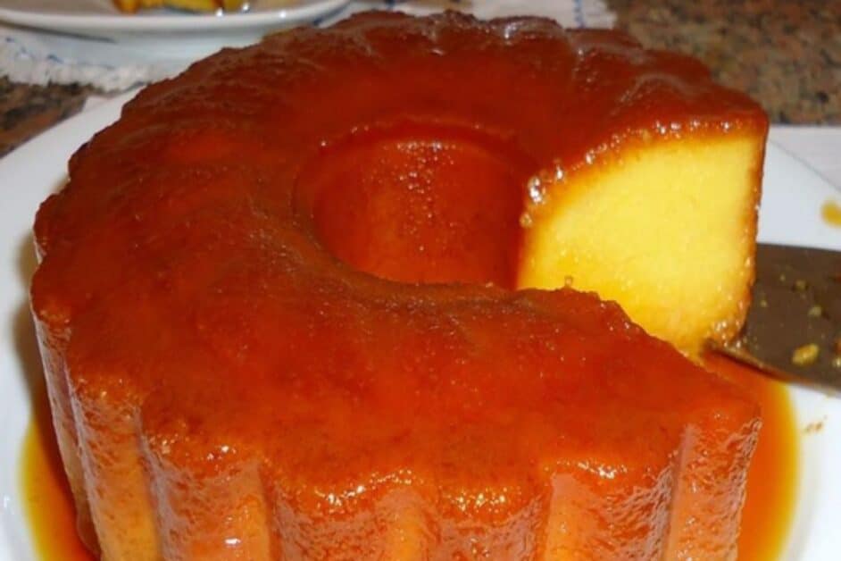Pudim de Pão de Liquidificador Simples