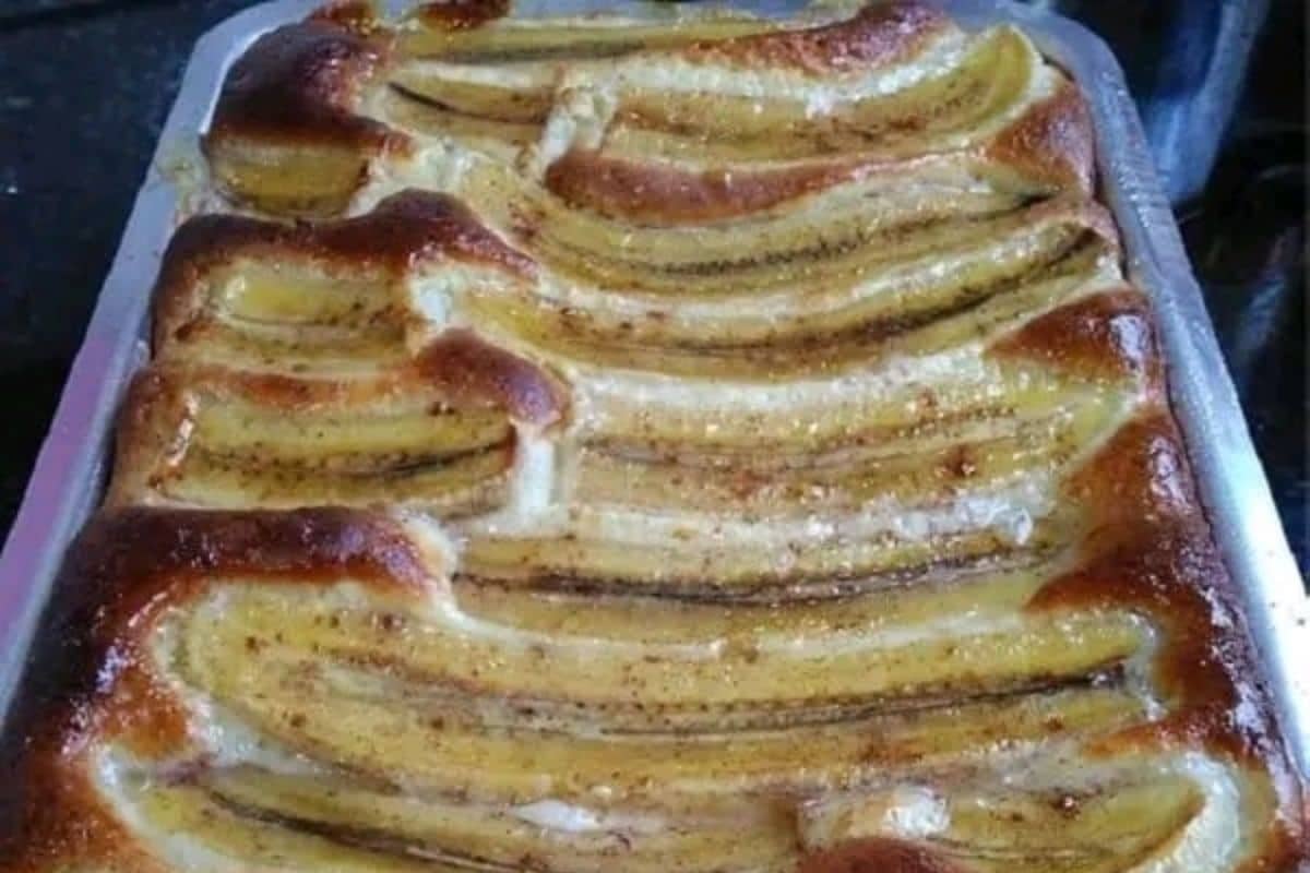 Bolo de Banana Delicioso
