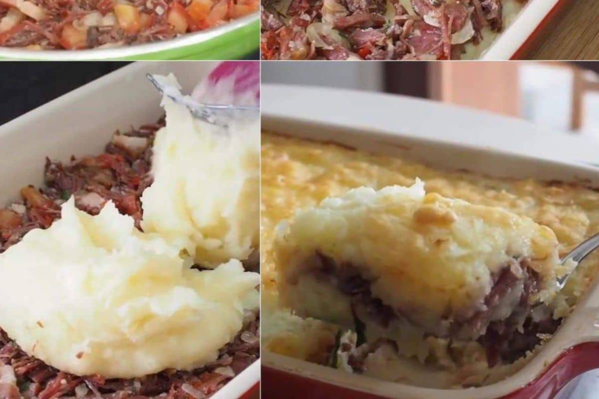 Escondidinho de Carne Seca com Mandioca