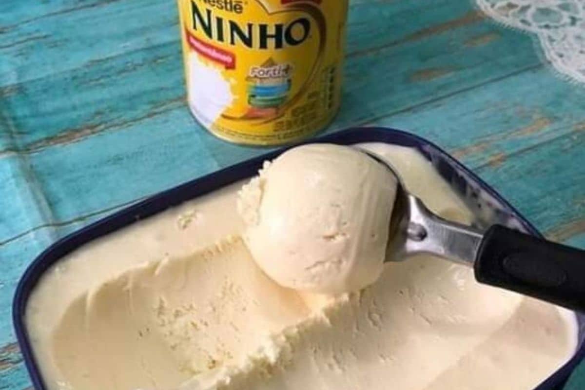 Sorvete de Leite Ninho Fácil e Saboroso