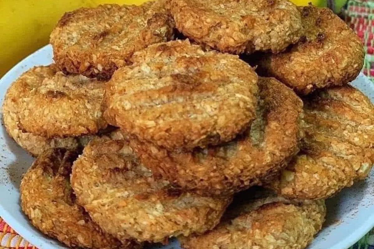 Biscoitinho de Banana Prático