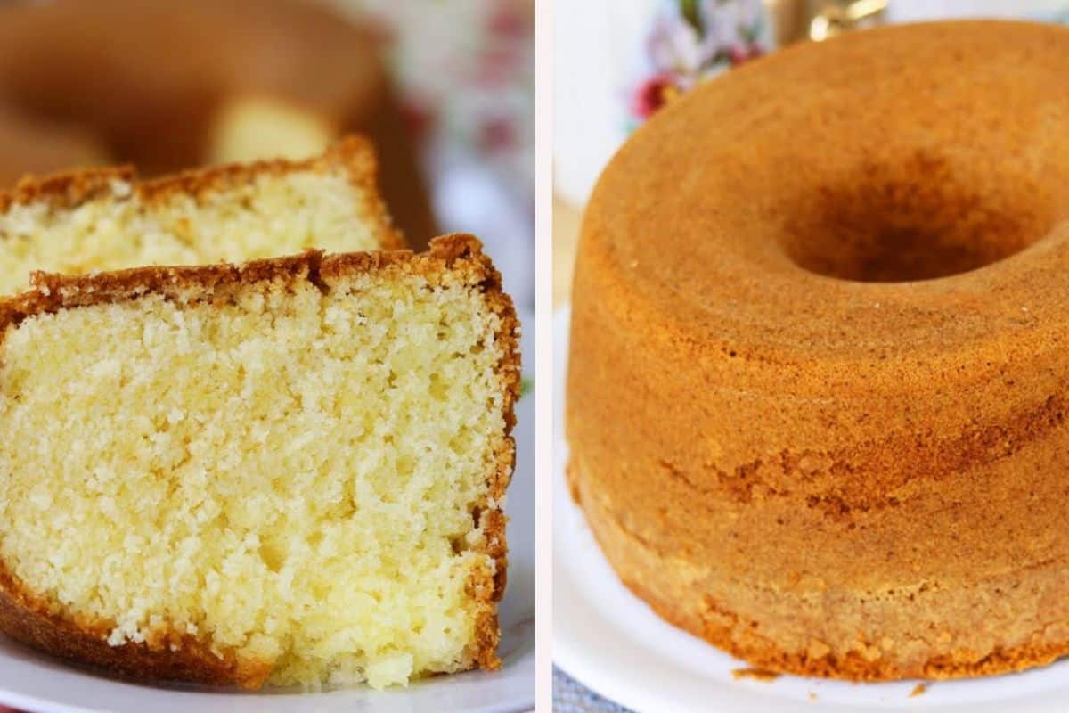 Bolo Areia Simples e Delicioso