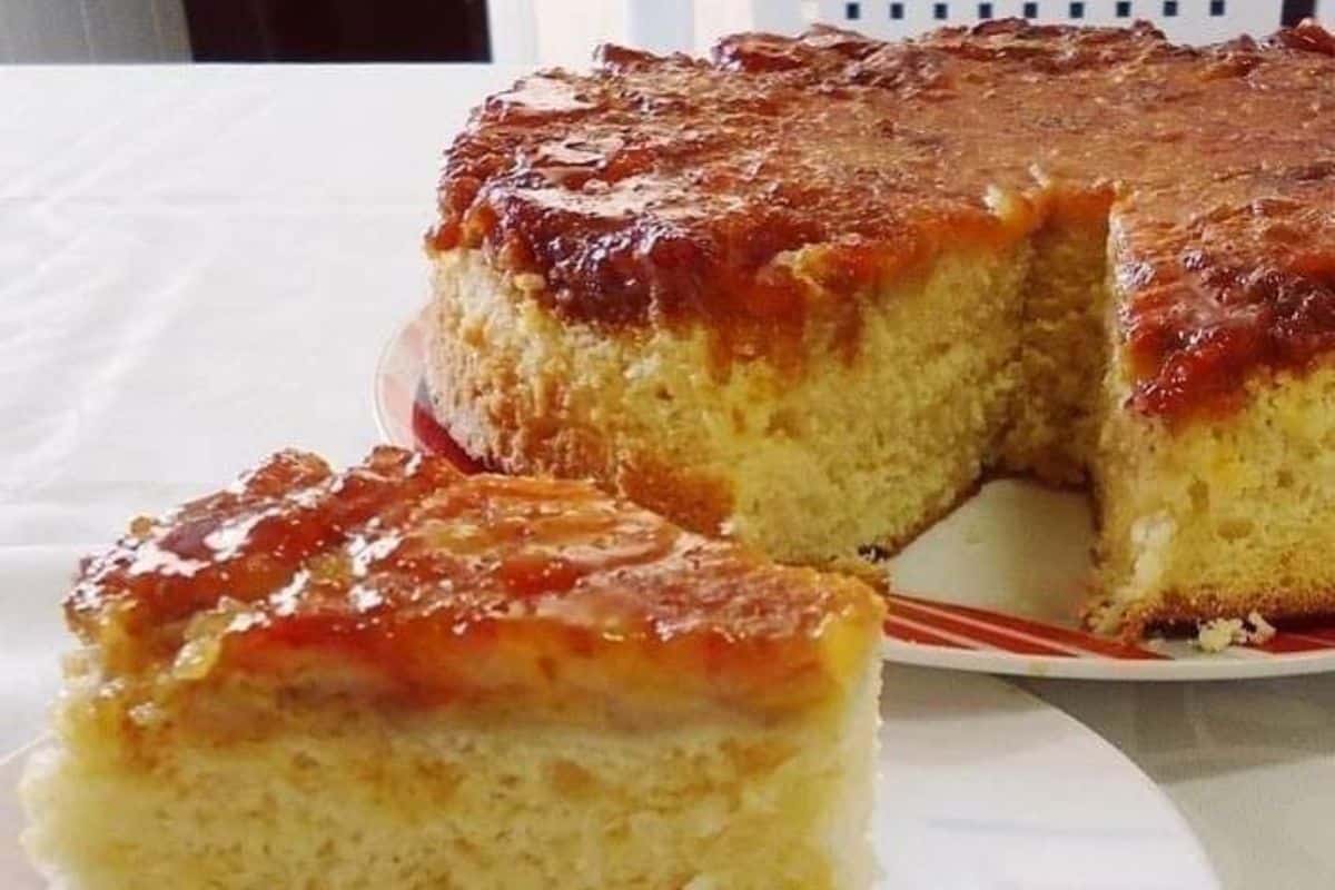 Bolo de Banana Caramelizado