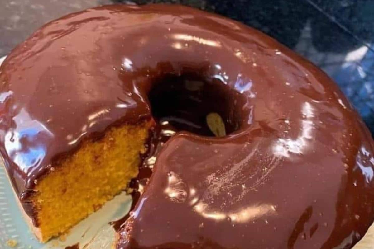 Bolo de Cenoura com Nutella