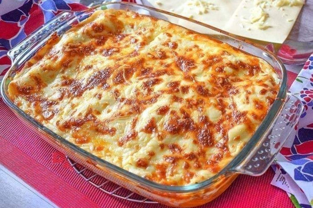 Lasanha de 4 Queijos Maravilhosa