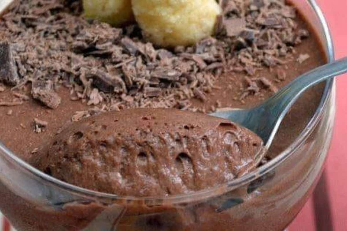 Mousse de Chocolate Prático e Delicioso