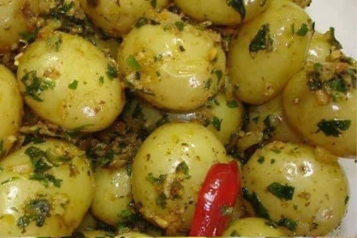 Salada de Batata Bolinha Fácil e Saborosa