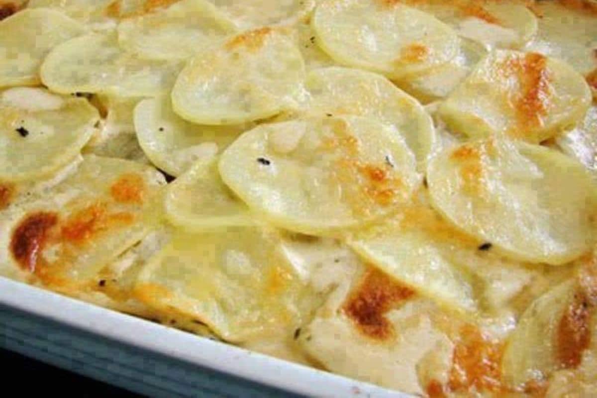 Batata ao Creme Fica Uma Delícia