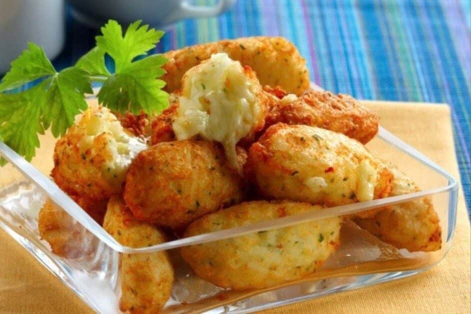 Receita de Bolinho de arroz e batata