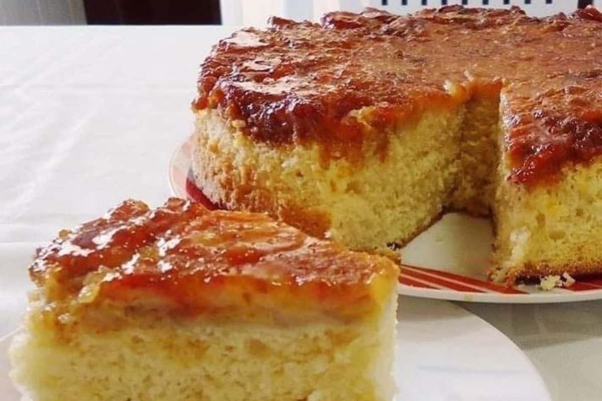 Bolo de Banana Caramelizado Irresistível