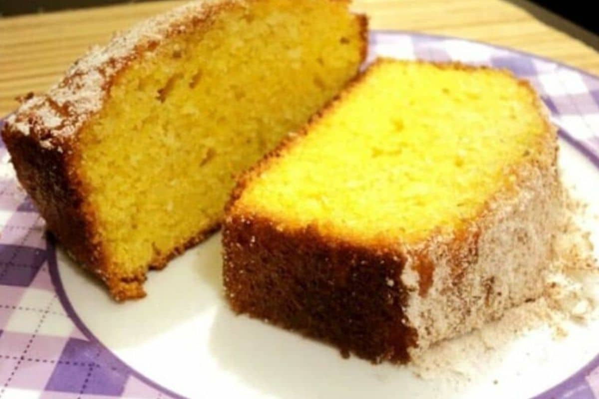 Bolo de Fubá da Vovó Faça Ainda Hoje
