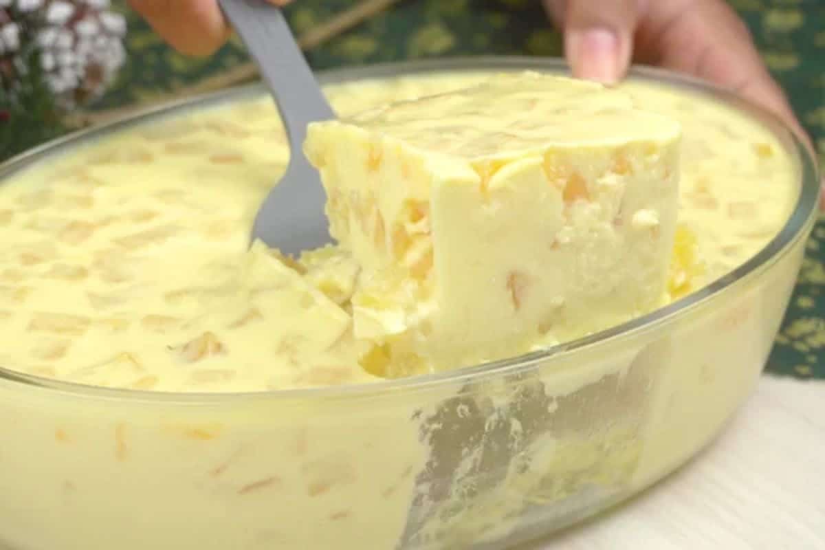 Gelado de Abacaxi Super Delicioso