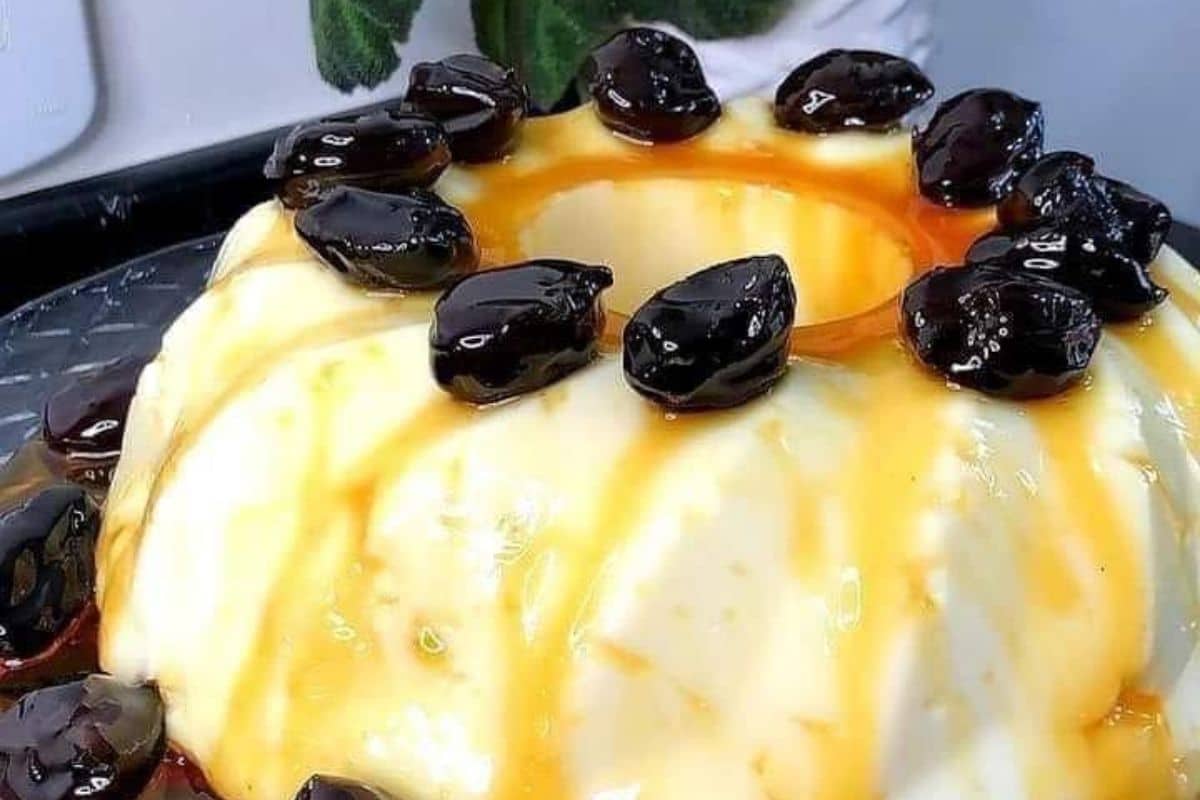 Manjar de Coco e Ameixas