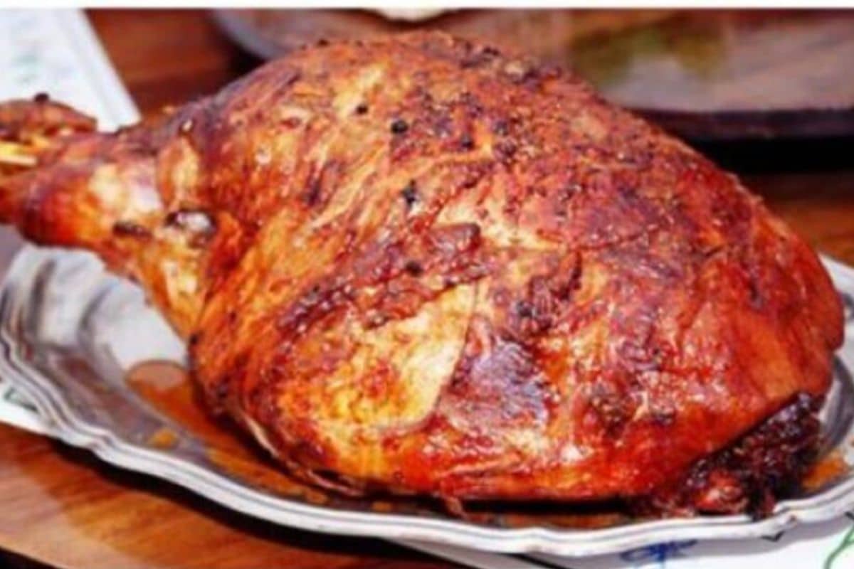 Pernil Assado ao Molho de Laranja Maravilhoso