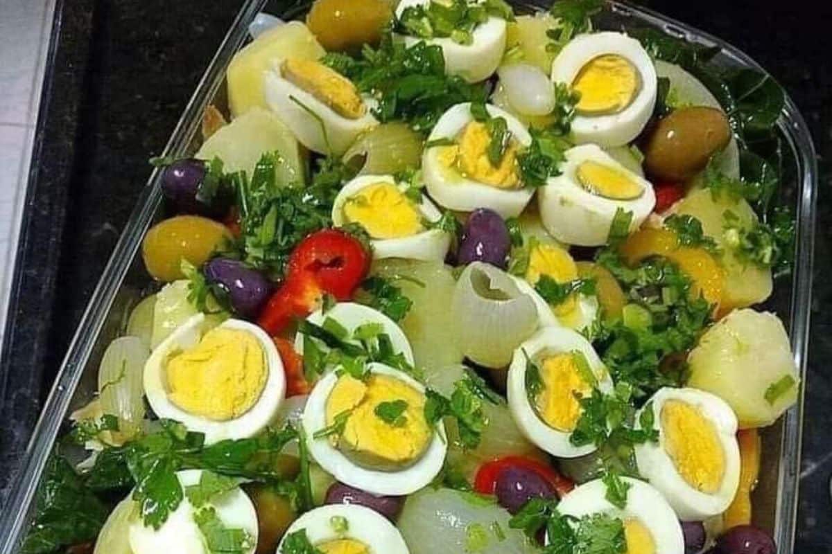 Salada Fácil de Bacalhau
