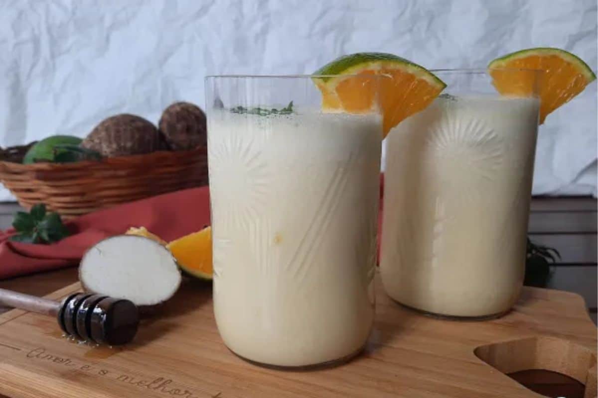 Suco de Inhame Com Laranja