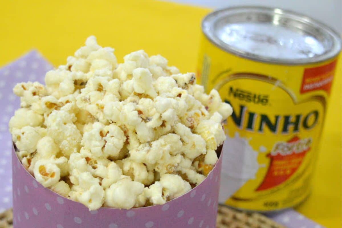 Pipoca Gourmet de Leite Ninho