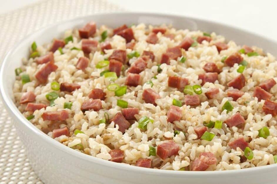 Receita de Arroz com Linguiça Sou Apaixonada Por Essa Receita