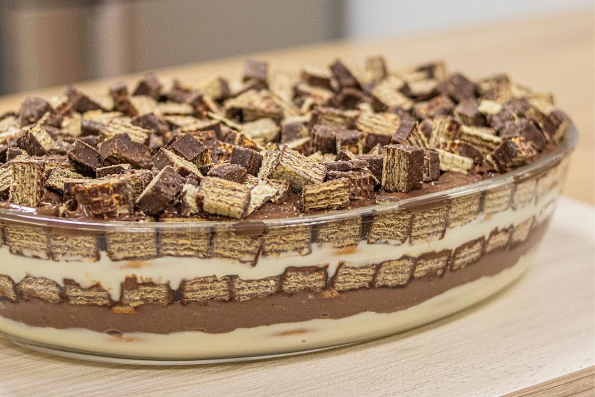 Doce de Bis Gelado Sobremesa Simples e Rápida