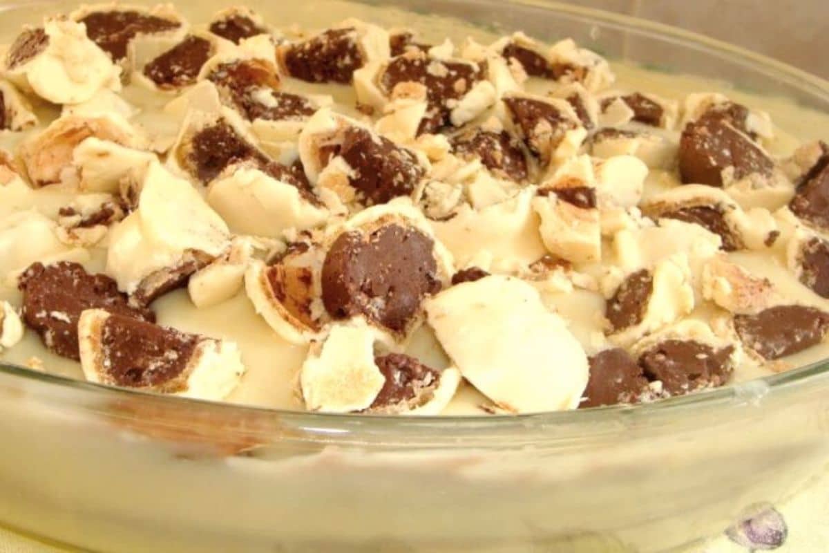 Sobremesa com Bombom Ouro Branco