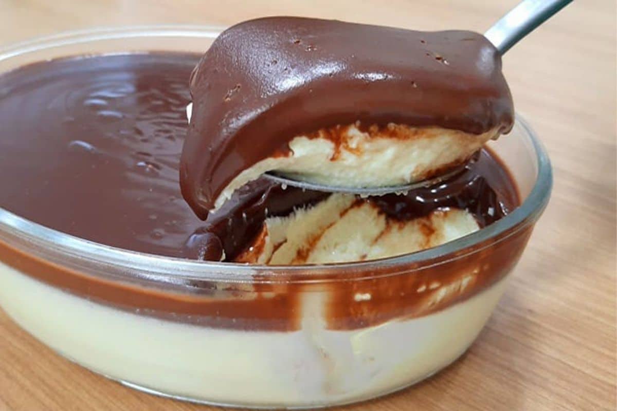 Sobremesa de Ninho com Nutella Fica Fantástica