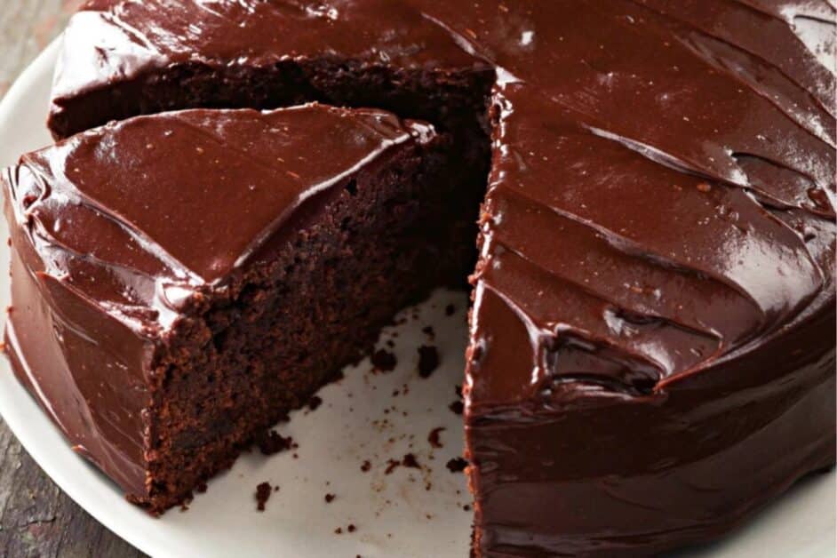 Receita de bolo de chocolate vegano