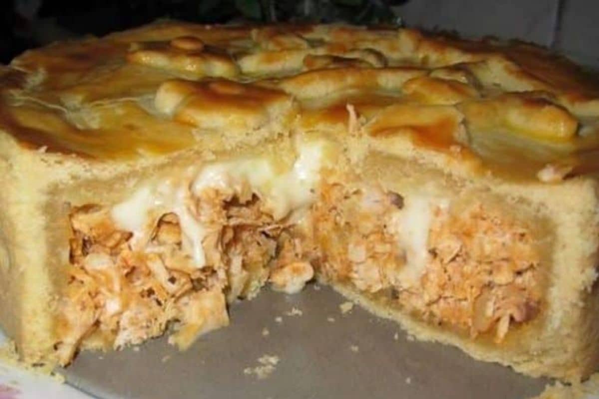 Empadão Com Massa de Creme de Leite: Fica Maravilhoso