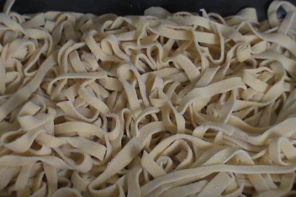 Receita de massa de macarrão caseira