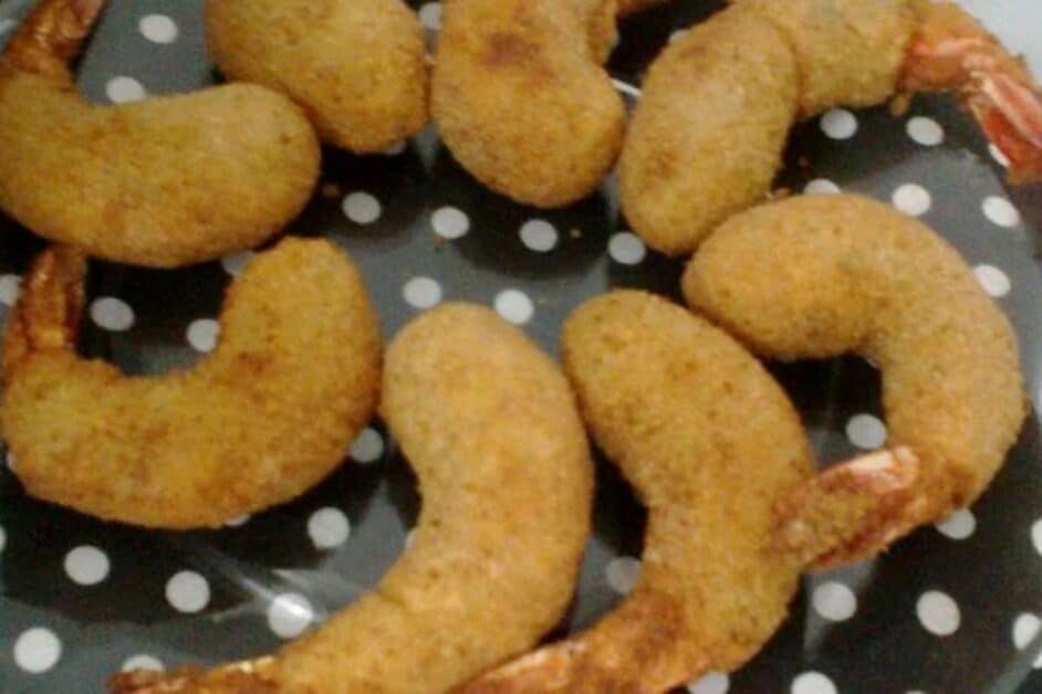 Receita de salgado de camarão