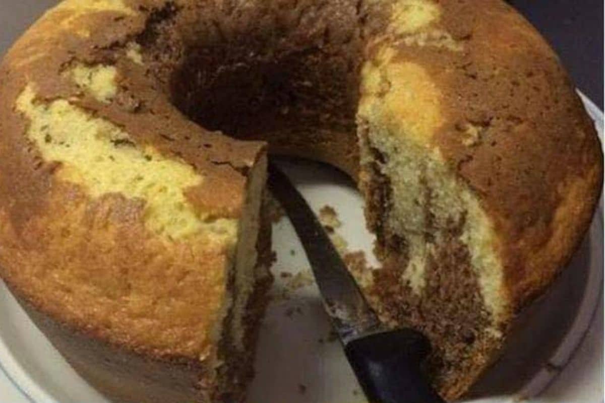 Receita de Bolo Mesclado 