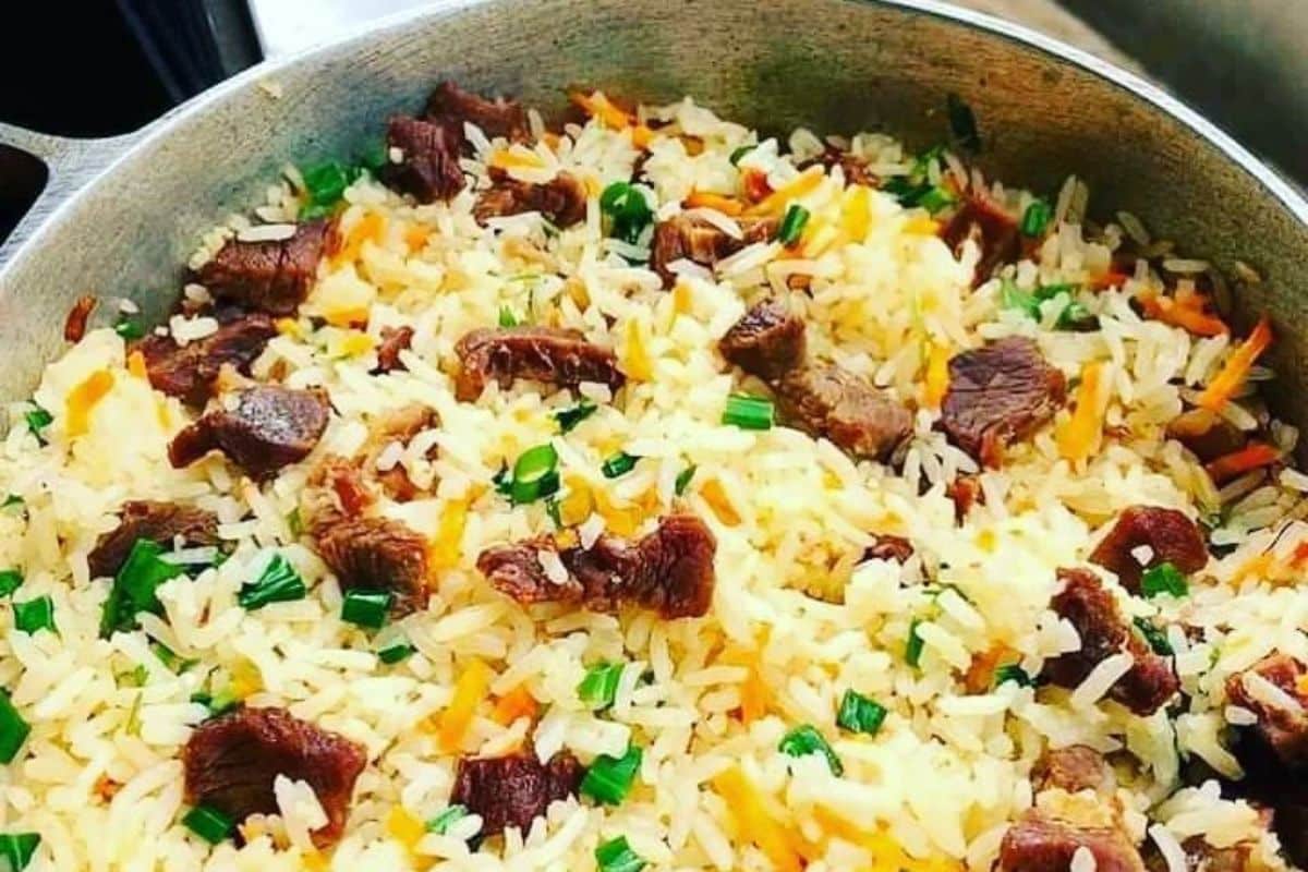 Arroz Com Carne De Sol: É De Dar Água Na Boca