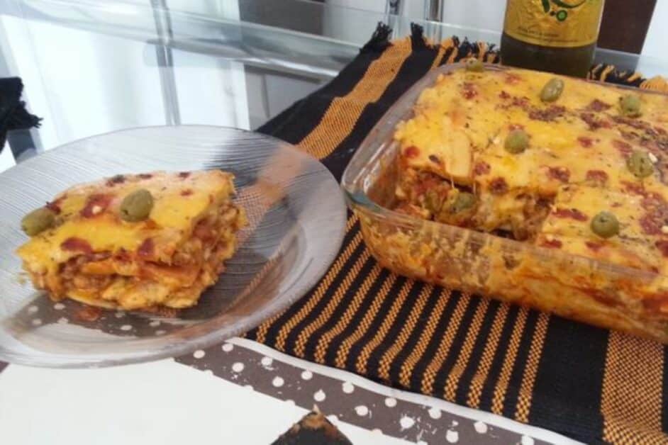 Receita de lasanha com Massa de panqueca