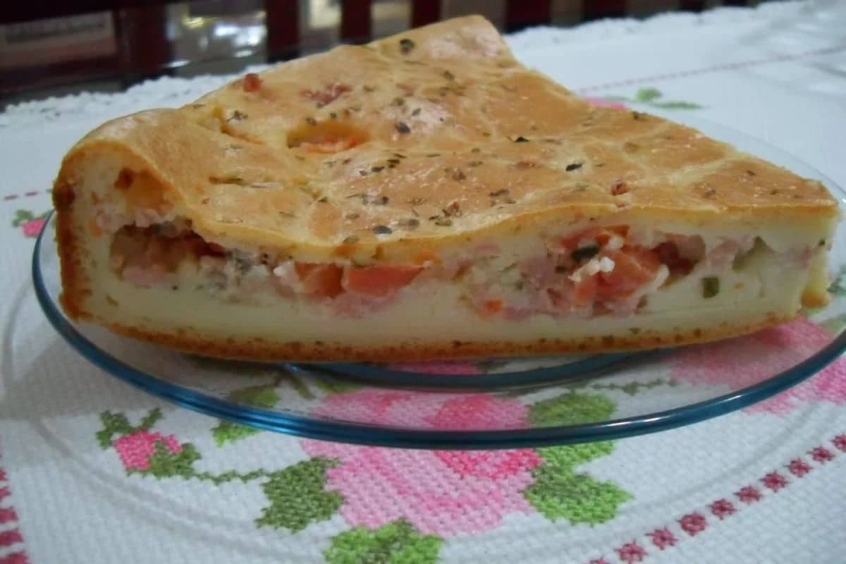 Torta de Presunto e Queijo: Fica Incrível