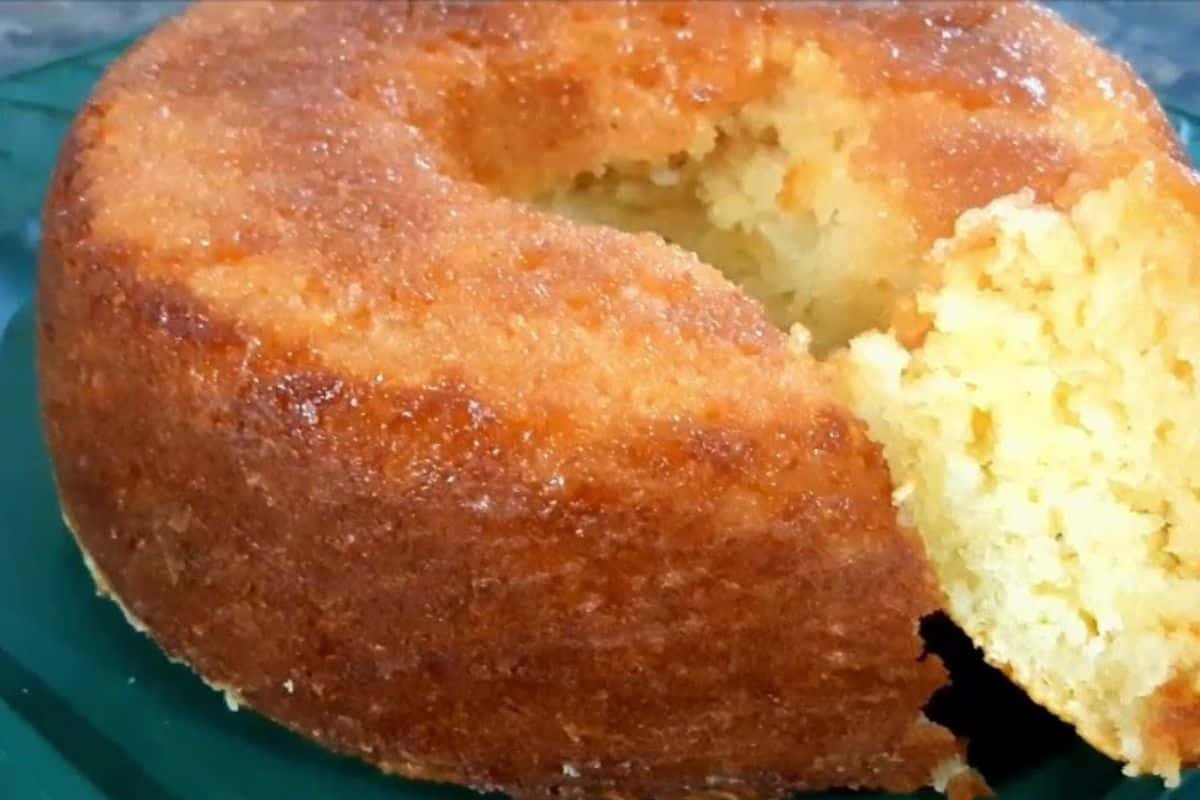 Receita de bolo de mandioca sem farinha