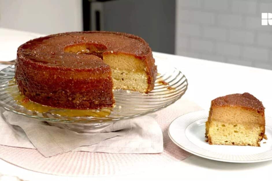 Receita de bolo pudim