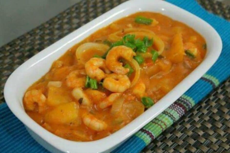 Receita de camarão à baiana