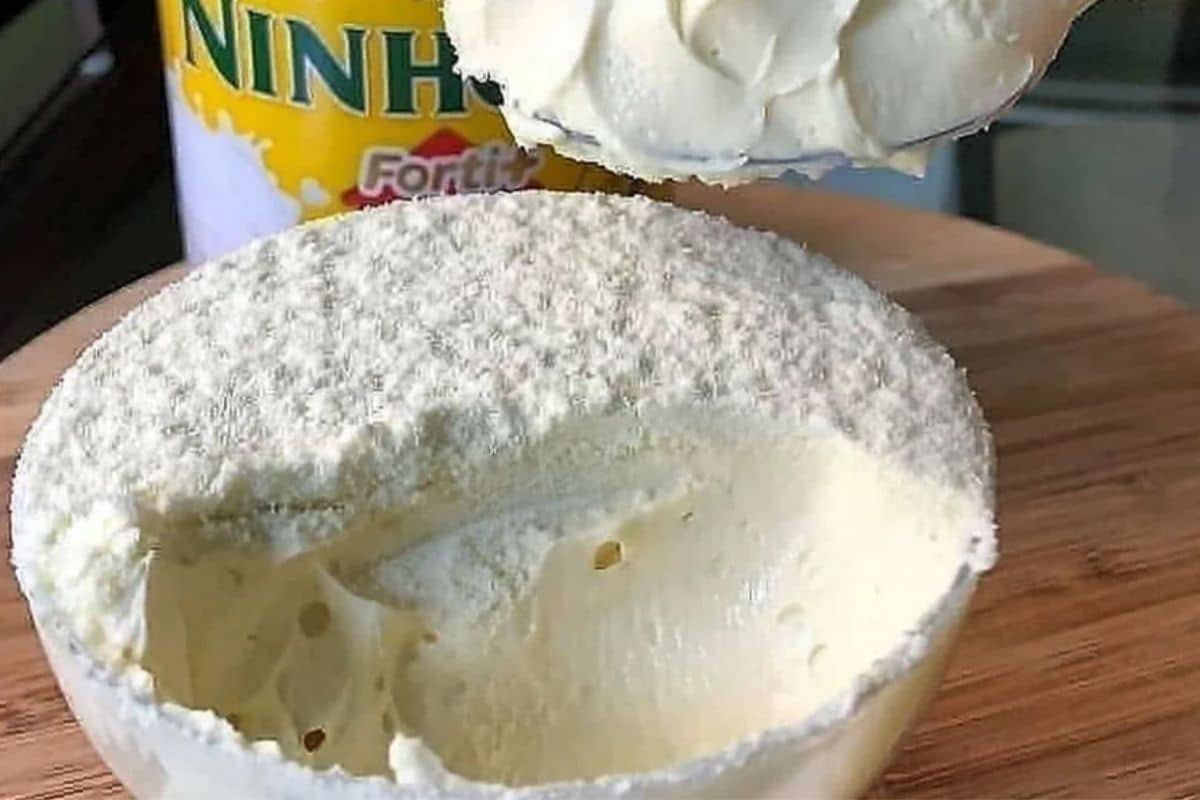 Mousse de Leite Ninho Com Chocolate Branco