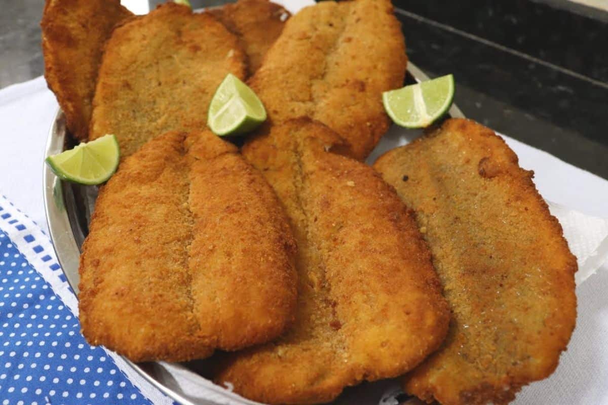 Peixe Frito Sequinho Simples e Delicioso