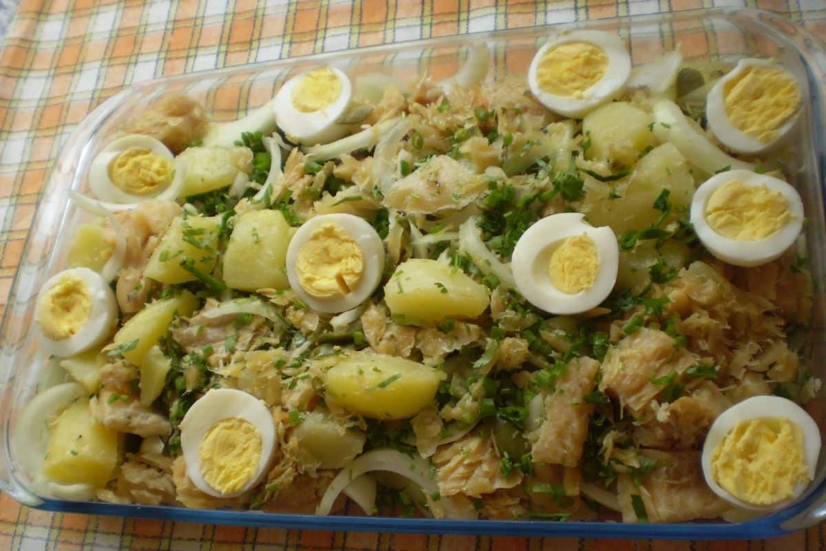 Salada Fácil de Bacalhau